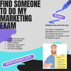 Find Someone To Do My Marketing Exam
