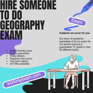 Hire Someone To Do Geography Exam
