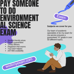 Pay Someone To Do Environmental Science Exam