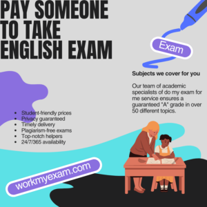 Pay Someone To Take English Exam